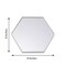 6 pcs 8" Hexagon MIRRORS Wedding Party Reception CENTERPIECES